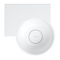 Omnires Ovo M+ umywalka 33x34 cm narożna ścienna-nablatowa biały mat OVO335UWLBM