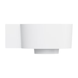 Omnires Ovo M+ umywalka 33x34 cm narożna ścienna-nablatowa biały mat OVO335UWLBM