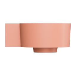 Omnires Ovo M+ umywalka 33x34 cm narożna ścienna-nablatowa coral mat OVO335UWLCO