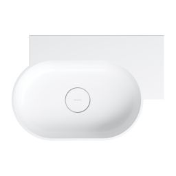 Omnires Ovo M+ umywalka 55x38 cm owalna nablatowa biały mat OVO555UWPBM