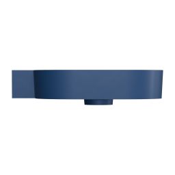 Omnires Ovo M+ umywalka 64x44 cm owalna ścienna-nablatowa midnight blue mat OVO645UWLMB