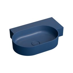 Omnires Ovo M+ umywalka 64x44 cm narożna ścienna-nablatowa midnight blue matOVO645UWPMB