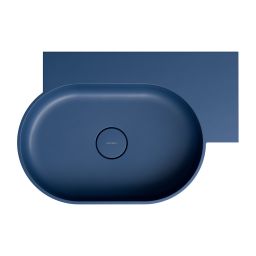 Omnires Ovo M+ umywalka 64x44 cm narożna ścienna-nablatowa midnight blue matOVO645UWPMB