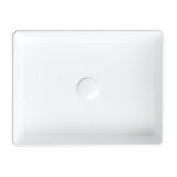 Omnires Pasadena umywalka 47x36 cm prostokątna nablatowa biała PASADENA470BP