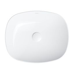 Omnires Portland umywalka 47x39 cm prostokątna nablatowa biała PORTLAND475BP