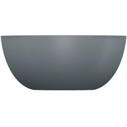 Omnires Shell M+ umywalka 35 cm okrągła nablatowa ash grey mat  SHELL350UNAG