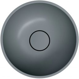 Omnires Shell M+ umywalka 35 cm okrągła nablatowa ash grey mat  SHELL350UNAG