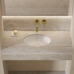 Omnires Shell M+ umywalka podblatowa biały mat SHELL380UPBM