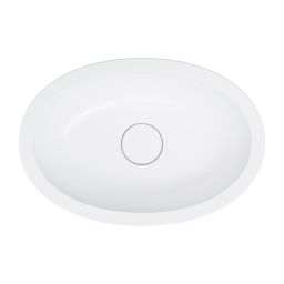 Omnires Shell M+ umywalka 48x31 cm owalna podblatowa biały mat SHELL480UPBM