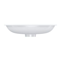 Omnires Shell M+ umywalka 54x34 cm owalna podblatowa biała SHELL540UPBP