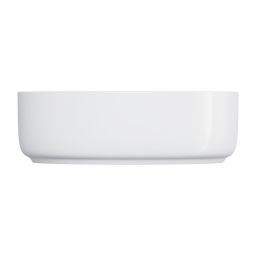 Omnires Tulsa umywalka 36x36 cm okrągła nablatowa biała TULSA355BP