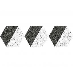 Oset Onil płytka ścienno-podłogowa 24x20 cm biała-czarna-szara-mix kolorów