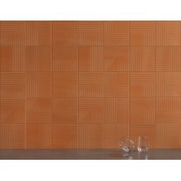Peronda Harmony Lins Pumpkin płytka ścienna 20x20 cm pomarańczowa