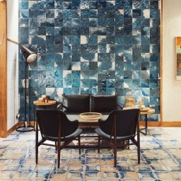 Peronda Fs Tradition Square Blue płytka ścienna 20x40 cm