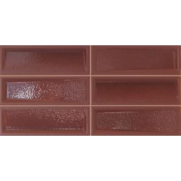 Peronda Harmony Levels Bordeaux płytka ścienna 40x20 cm