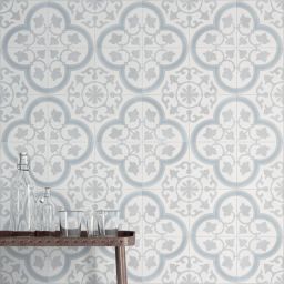 Peronda Harmony Havana Silver Ornate płytka ścienno-podłogowa 22,3x22,3 cm