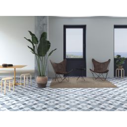 Peronda Harmony Havana White Cross płytka ścienno-podłogowa 22,3x22,3 cm