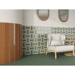 Peronda Harmony Glint Green mat dekor ścienno-podłogowy 15x5 cm