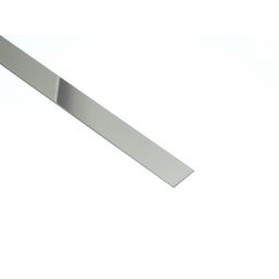 Profil Decor listwa do glazury płaskownik 3x270 cm stal nierdzewna srebrny poler