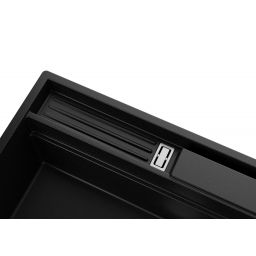 Primagran Oslo 80 Pocket Multilevel zlewozmywak granitowy 78x53 cm czarny O_OOHKC-001