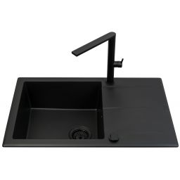 Pyramis Keros zlewozmywak z baterią czarny 070247001BT