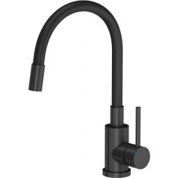 Quadron Maggie bateria kuchenna stojąca pure carbon 3323503BLM