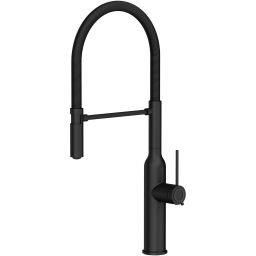 Quadron Marilyn Q Line bateria kuchenna stojąca z wyciąganą wylewką pure carbon 3523527_BLM