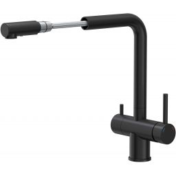 Quadron Ellen bateria kuchenna do filtra wody stojąca czarna pure carbon 3673512_BLM