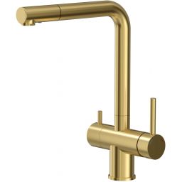 Quadron Ellen bateria kuchenna do filtra wody stojąca złota 3673512_PVDG1