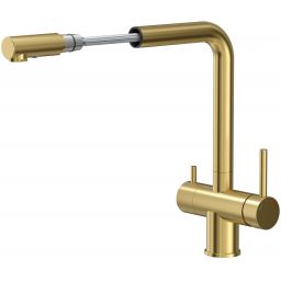 Quadron Ellen bateria kuchenna do filtra wody stojąca złota 3673512_PVDG1