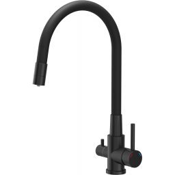 Quadron Agnes bateria kuchenna do filtra wody stojąca czarna 52141BLM