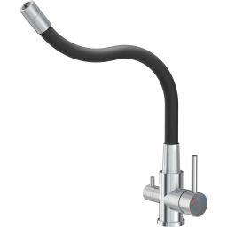 Quadron Agnes bateria kuchenna do filtra wody stojąca stal 52141BS