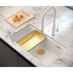 Quadron nakładka na odpływ złoty nano PVD M1113-PVDG_OP