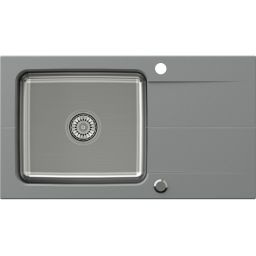 Quadron Edward 111 zlewozmywak granitowo-stalowy 78x44 cm concrete/stalowy FUS_E7844SZ