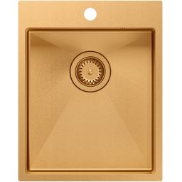 Quadron Russel 90 zlewozmywak stalowy 50x40 cm miedź HB4050PVDBSC1