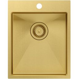 Quadron Russel 90 zlewozmywak stalowy 50x40 cm złoty HB4050PVDBSG1