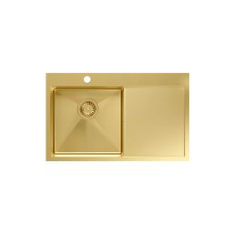 Quadron Russel zlewozmywak stalowy 78x48 cm złoty HB7912PVDBSG1