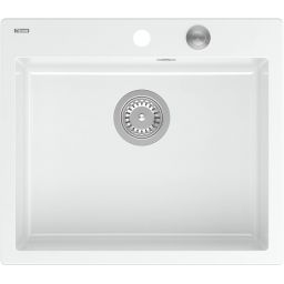 Quadron Morgan 110 zlewozmywak 57x50 cm GraniteQ snow white HB8304U1-BS_P2O