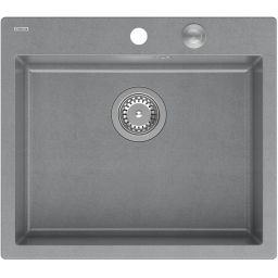 Quadron Morgan 110 zlewozmywak 57x50 cm GraniteQ silver stone HB8304U5-BS_P2O