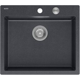 Quadron Morgan 110 zlewozmywak 57x50 cm GraniteQ black diamond HB8304U8-BS_P2O