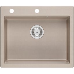 Quadron Kurt 110 zlewozmywak GraniteQ 59,5x50 cm beżowy HCQ5052BEZP