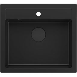 Quadron Bill 110 zlewozmywak 59.5x54 cm Graniteq pure carbon HCQB6054U7_BLM