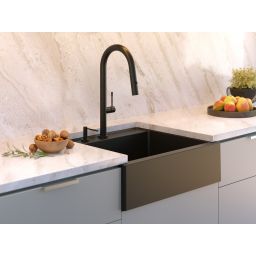 Quadron Bill 110 zlewozmywak 59,5x54 cm GraniteQ black diamond/miedź HCQB6054U8_PVDC1