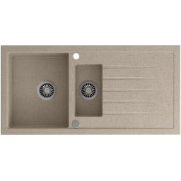 Quadron Bruce zlewozmywak GraniteQ 100x50 cm beżowy HCQB9950BEZK