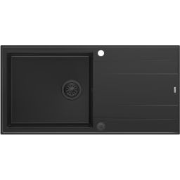 Quadron Evan 146XL zlewozmywak 100x50 cm GraniteQ pure carbon HCQE10050U7_BLM_P2O