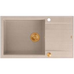 Quadron Evan 146XL zlewozmywak GraniteQ 86x50 cm beżowy HCQE58650U2_PVDC1_P2O