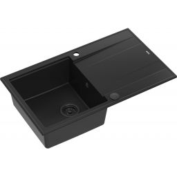 Quadron Evan 111 zlewozmywak 86x50 cm GraniteQ pure carbon/pure carbon HCQE8650U7_BLM_P2O