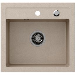 Quadron Johnny 110 zlewozmywak 50x47 cm GraniteQ river sand HCQJ5047BEZK