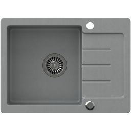 Quadron Johnny 116 zlewozmywak 60x44 cm GraniteQ silver stone HCQJ6044SZK