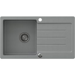 Quadron Johnny 111 zlewozmywak 77x40 cm GraniteQ silver stone HCQJ7744SZK